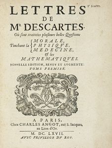 REN DESCARTES - Lettres... Tome premier (-troisime).