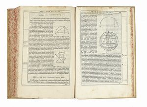 EUCLIDES : De gli Elementi [...] libri quindici [...] tradotti prima in lingua latina da M. Federico Commandino [...] & hora d'ordine dell'istesso trasportati nella nostra lingua vulgare...  - Asta Libri, autografi e manoscritti - Associazione Nazionale - Case d'Asta italiane