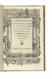GIUSEPPE FEDELI - Compendieto epistilare rithmico.