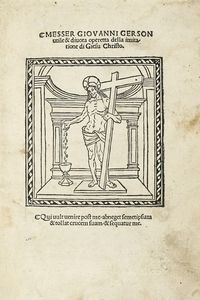 JEAN GERSON - Utile & diuota operetta della imitatione di Giesu Christo.