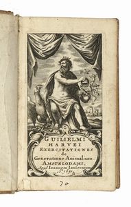WILLIAM HARVEY - Exercitationes de generatione animalium. Quibus accedunt quaedam De partu: de Membranis ac humoribus Uteri & de conceptione.