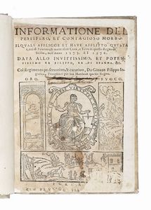 GIOVANNI FILIPPO INGRASSIA - Informatione del pestifero, et contagioso morbo: il quale affligge et have afflitto questa citt di Palermo...