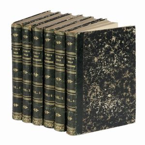 PAUL LACROIX : Storia della prostituzione fra tutt'i popoli del mondo dall'Antichit la pi remota sino ai tempi moderni per Pietro Dufour [...] prima versione italiana di Giovanni La Cecilia [...] Volume primo (-sesto).  - Asta Libri, autografi e manoscritti - Associazione Nazionale - Case d'Asta italiane