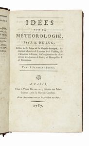 JEAN ANDR (DE) LUC - Ides sur la mtorologie. Tome I premire partie (-tome II & troisime partie).
