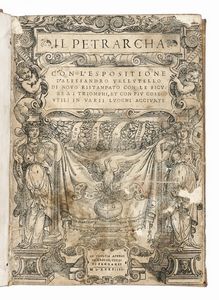 Francesco Petrarca - Il Petrarcha con l'espositione d'Alessandro Vellutello...