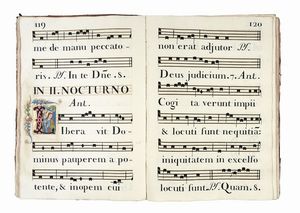 Vesperale romanum.  - Asta Libri, autografi e manoscritti - Associazione Nazionale - Case d'Asta italiane