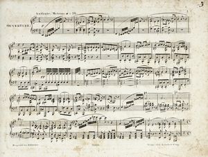 Raccolta di spartiti per pianoforte solo e pianoforte a 4 mani stampati da Giovanni Ricordi.  - Asta Libri, autografi e manoscritti - Associazione Nazionale - Case d'Asta italiane