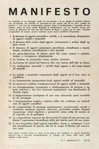 Filippo Tommaso Marinetti - Manifesto [della fotografia futurista].