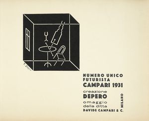 FORTUNATO DEPERO : Dinamo-Azari Depero futurista.  - Asta Libri, autografi e manoscritti - Associazione Nazionale - Case d'Asta italiane
