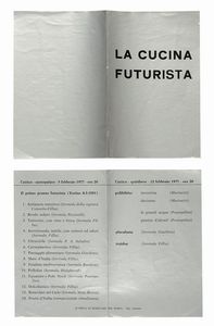 Filippo Tommaso Marinetti : La cucina futurista.  - Asta Libri, autografi e manoscritti - Associazione Nazionale - Case d'Asta italiane