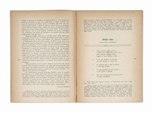 Il nuovo Canzoniere italiano. Nn. 1-8.  - Asta Libri, autografi e manoscritti - Associazione Nazionale - Case d'Asta italiane