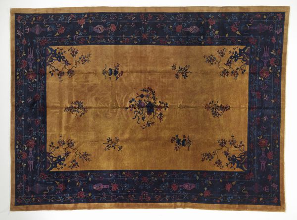 Arte Cinese : Tappeto Beijing cosiddetto ''Mandarin''.Cina, primi anni del XX secolo.  - Asta Asta 437 | ARTE ORIENTALE - ARTE ORIENTALE DA COLLEZIONI PRIVATE ITALIANE Online - Associazione Nazionale - Case d'Asta italiane