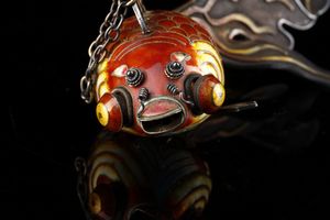 Arte Cinese : Pesce cloisonn�. Cina, dinastia Qing, inizio XX secolo.  - Asta Asta 437 | ARTE ORIENTALE - ARTE ORIENTALE DA COLLEZIONI PRIVATE ITALIANE Online - Associazione Nazionale - Case d'Asta italiane