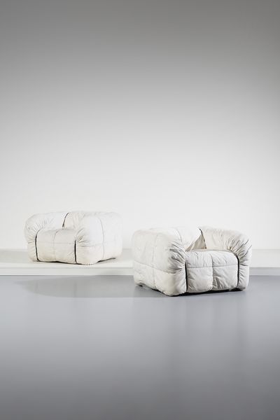 CINI BOERI (1924-2020) & LAURA GRIZIOTTI (n. 1942) : Coppia di poltrone della serie Strips per Arflex, Milano  - Asta Asta 438 | DESIGN E ARTI DECORATIVE DEL NOVECENTO Online - Associazione Nazionale - Case d'Asta italiane