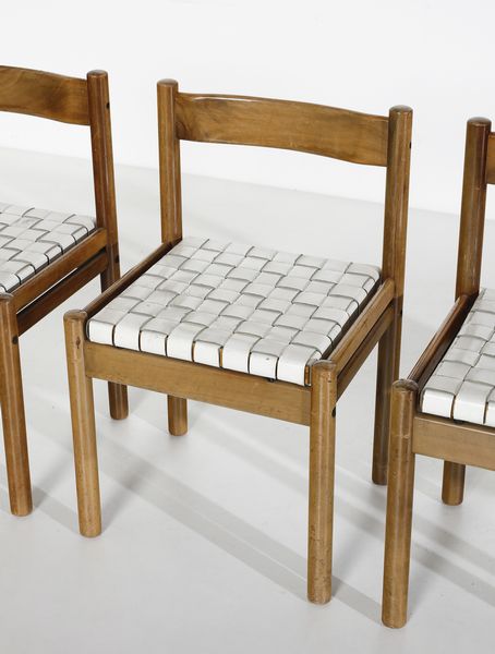 MANIFATTURA ITALIANA : Otto sedie  - Asta Asta 438 | DESIGN E ARTI DECORATIVE DEL NOVECENTO Online - Associazione Nazionale - Case d'Asta italiane