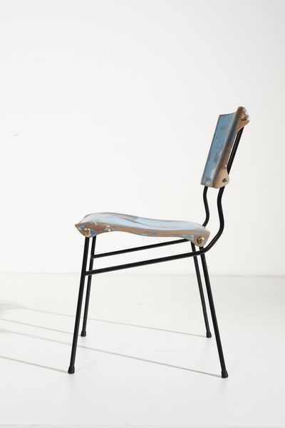 DE CARLI CARLO (1910 - 1999) : Sedia per Cassina, Meda  - Asta Asta 438 | DESIGN E ARTI DECORATIVE DEL NOVECENTO Online - Associazione Nazionale - Case d'Asta italiane