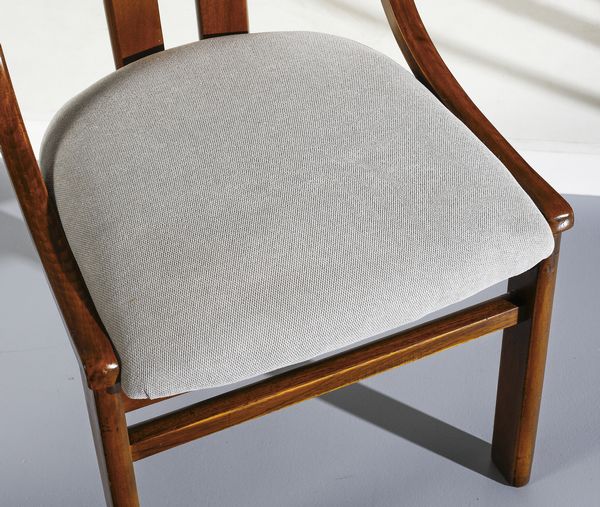 MANIFATTURA ITALIANA : Sei sedie  - Asta Asta 438 | DESIGN E ARTI DECORATIVE DEL NOVECENTO Online - Associazione Nazionale - Case d'Asta italiane