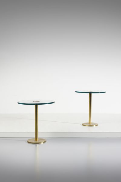 MANIFATTURA ITALIANA : Coppia di tavolini da salotto  - Asta Asta 438 | DESIGN E ARTI DECORATIVE DEL NOVECENTO Online - Associazione Nazionale - Case d'Asta italiane