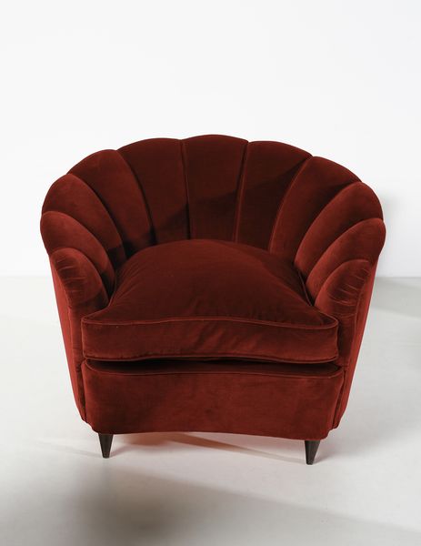 MANIFATTURA ITALIANA : Coppia di poltrone e coppia di poltroncine da camera  - Asta Asta 438 | DESIGN E ARTI DECORATIVE DEL NOVECENTO Online - Associazione Nazionale - Case d'Asta italiane