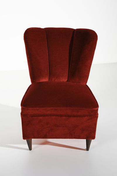 MANIFATTURA ITALIANA : Coppia di poltrone e coppia di poltroncine da camera  - Asta Asta 438 | DESIGN E ARTI DECORATIVE DEL NOVECENTO Online - Associazione Nazionale - Case d'Asta italiane