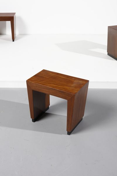 PONTI GIO (1891 - 1979) : attribuito. Tre sgabelli  - Asta Asta 438 | DESIGN E ARTI DECORATIVE DEL NOVECENTO Online - Associazione Nazionale - Case d'Asta italiane