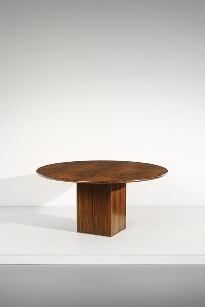 SCARPA AFRA (1937-2011) & TOBIA (n. 1935) : Tavolo tondo della serie Artona per Maxalto, Italia  - Asta Asta 438 | DESIGN E ARTI DECORATIVE DEL NOVECENTO Online - Associazione Nazionale - Case d'Asta italiane