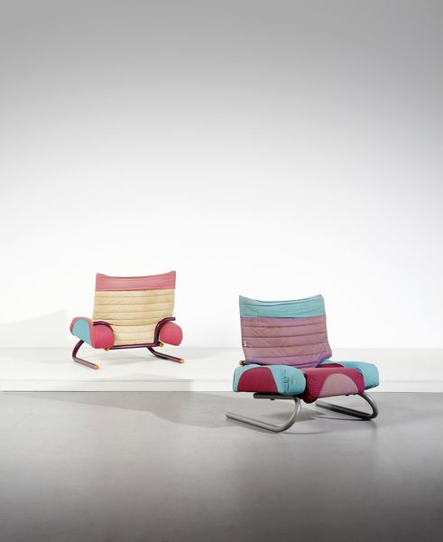 DE LUCCHI MICHELE (n. 1951) : Coppia di poltrone mod. Peter Pan per Thalia&Co  - Asta Asta 438 | DESIGN E ARTI DECORATIVE DEL NOVECENTO Online - Associazione Nazionale - Case d'Asta italiane