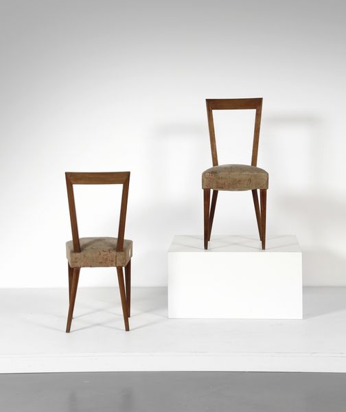 PONTI GIO (1891 - 1979) : Coppia di sedie produzione F.lli Scremin, Belluno  - Asta Asta 438 | DESIGN E ARTI DECORATIVE DEL NOVECENTO Online - Associazione Nazionale - Case d'Asta italiane