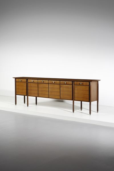 MANIFATTURA ITALIANA : Credenza a sei ante  - Asta Asta 438 | DESIGN E ARTI DECORATIVE DEL NOVECENTO Online - Associazione Nazionale - Case d'Asta italiane