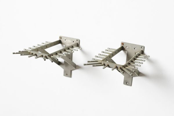 VENINI : Coppia di lampade da parete della serie Trilobo, Murano  - Asta Asta 438 | DESIGN E ARTI DECORATIVE DEL NOVECENTO Online - Associazione Nazionale - Case d'Asta italiane