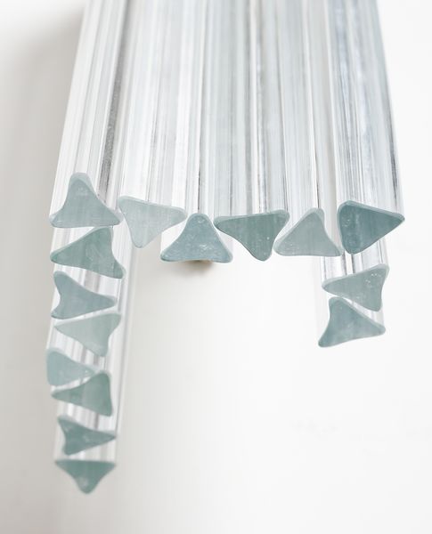 VENINI : Coppia di lampade da parete angolari della serie Trilobo, Murano  - Asta Asta 438 | DESIGN E ARTI DECORATIVE DEL NOVECENTO Online - Associazione Nazionale - Case d'Asta italiane