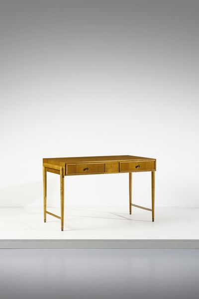 PONTI GIO (1891 - 1979) : attribuito. Scrivania per Casa Moderna, Italia  - Asta Asta 438 | DESIGN E ARTI DECORATIVE DEL NOVECENTO Online - Associazione Nazionale - Case d'Asta italiane