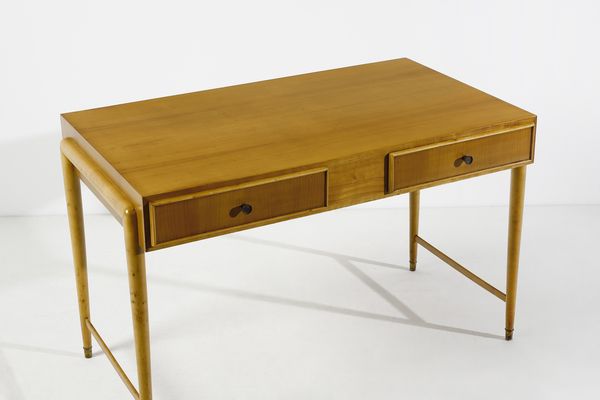 PONTI GIO (1891 - 1979) : attribuito. Scrivania per Casa Moderna, Italia  - Asta Asta 438 | DESIGN E ARTI DECORATIVE DEL NOVECENTO Online - Associazione Nazionale - Case d'Asta italiane