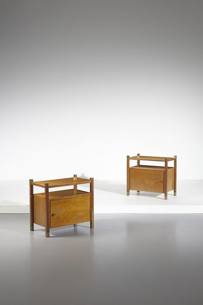 ZAVANELLA  RENZO (1900 - 1988) : Coppia di comodini  - Asta Asta 438 | DESIGN E ARTI DECORATIVE DEL NOVECENTO Online - Associazione Nazionale - Case d'Asta italiane