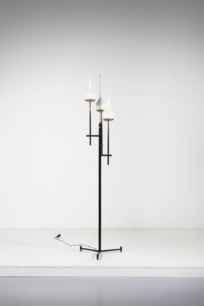 STILNOVO : attribuito. Lampada da terra, Milano  - Asta Asta 438 | DESIGN E ARTI DECORATIVE DEL NOVECENTO Online - Associazione Nazionale - Case d'Asta italiane