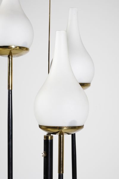 STILNOVO : attribuito. Lampada da terra, Milano  - Asta Asta 438 | DESIGN E ARTI DECORATIVE DEL NOVECENTO Online - Associazione Nazionale - Case d'Asta italiane