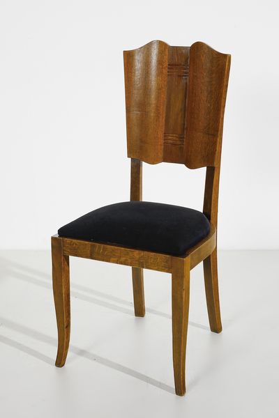 MANIFATTURA ITALIANA : Sei sedie  - Asta Asta 438 | DESIGN E ARTI DECORATIVE DEL NOVECENTO Online - Associazione Nazionale - Case d'Asta italiane