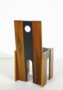 SCARPA AFRA (1937-2011) & TOBIA (n. 1935) : nello stile di. Sei sedie  - Asta Asta 438 | DESIGN E ARTI DECORATIVE DEL NOVECENTO Online - Associazione Nazionale - Case d'Asta italiane