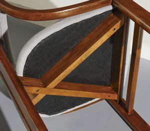 MANIFATTURA ITALIANA : Sei sedie  - Asta Asta 438 | DESIGN E ARTI DECORATIVE DEL NOVECENTO Online - Associazione Nazionale - Case d'Asta italiane