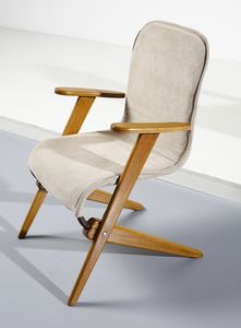 MANIFATTURA BRASILIANA : Coppia di poltrone  - Asta Asta 438 | DESIGN E ARTI DECORATIVE DEL NOVECENTO Online - Associazione Nazionale - Case d'Asta italiane