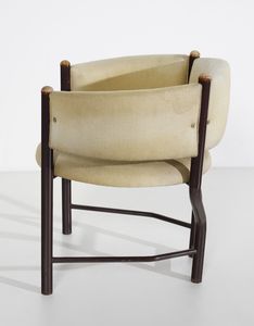 MANIFATTURA ITALIANA : Quattro poltroncine  - Asta Asta 438 | DESIGN E ARTI DECORATIVE DEL NOVECENTO Online - Associazione Nazionale - Case d'Asta italiane