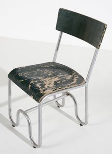 COVA : attribuito. Sedia e poltroncina razionaliste, Milano  - Asta Asta 438 | DESIGN E ARTI DECORATIVE DEL NOVECENTO Online - Associazione Nazionale - Case d'Asta italiane