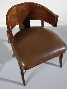 MANIFATTURA ITALIANA : Tre poltroncine  - Asta Asta 438 | DESIGN E ARTI DECORATIVE DEL NOVECENTO Online - Associazione Nazionale - Case d'Asta italiane