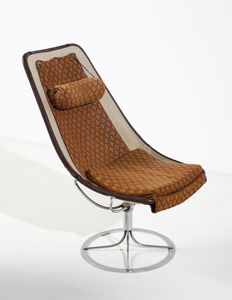 MATHSSON BRUNO  (1907 - 1988) : Coppia di poltrone girevoli mod. Jetson per Dux, Svezia  - Asta Asta 438 | DESIGN E ARTI DECORATIVE DEL NOVECENTO Online - Associazione Nazionale - Case d'Asta italiane