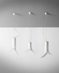 TOSO RENATO (n. 1940) - Tre lampade mod. Fiore per Leucos, Murano