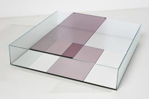 LISSONI PIERO (n. 1956) : Tavolino da salotto per Glas Italia  - Asta Asta 438 | DESIGN E ARTI DECORATIVE DEL NOVECENTO Online - Associazione Nazionale - Case d'Asta italiane
