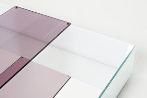 LISSONI PIERO (n. 1956) : Tavolino da salotto per Glas Italia  - Asta Asta 438 | DESIGN E ARTI DECORATIVE DEL NOVECENTO Online - Associazione Nazionale - Case d'Asta italiane
