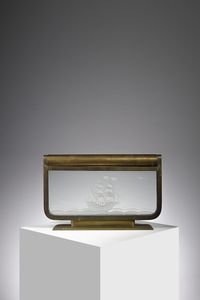 CHIESA PIETRO (1892 - 1948) - attribuito. Lampada da tavolo per Luigi Fontana, Milano