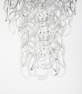 MANGIAROTTI ANGELO (1921 - 2012) : Lampada a sospensione Giogali per Vistosi, Murano  - Asta Asta 438 | DESIGN E ARTI DECORATIVE DEL NOVECENTO Online - Associazione Nazionale - Case d'Asta italiane