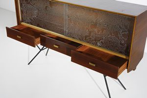 MAZURE MIGUEL RODRIGO (1926 - 2014) : Credenza per Carlo Pagani Mobili d'Arte - Arredamenti, Cant  - Asta Asta 438 | DESIGN E ARTI DECORATIVE DEL NOVECENTO Online - Associazione Nazionale - Case d'Asta italiane